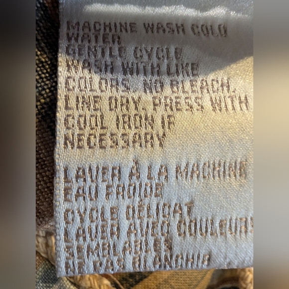 Jones New York vintage Linen Striped Aztec Vest Women's Size Medium - Picture 13 of 15